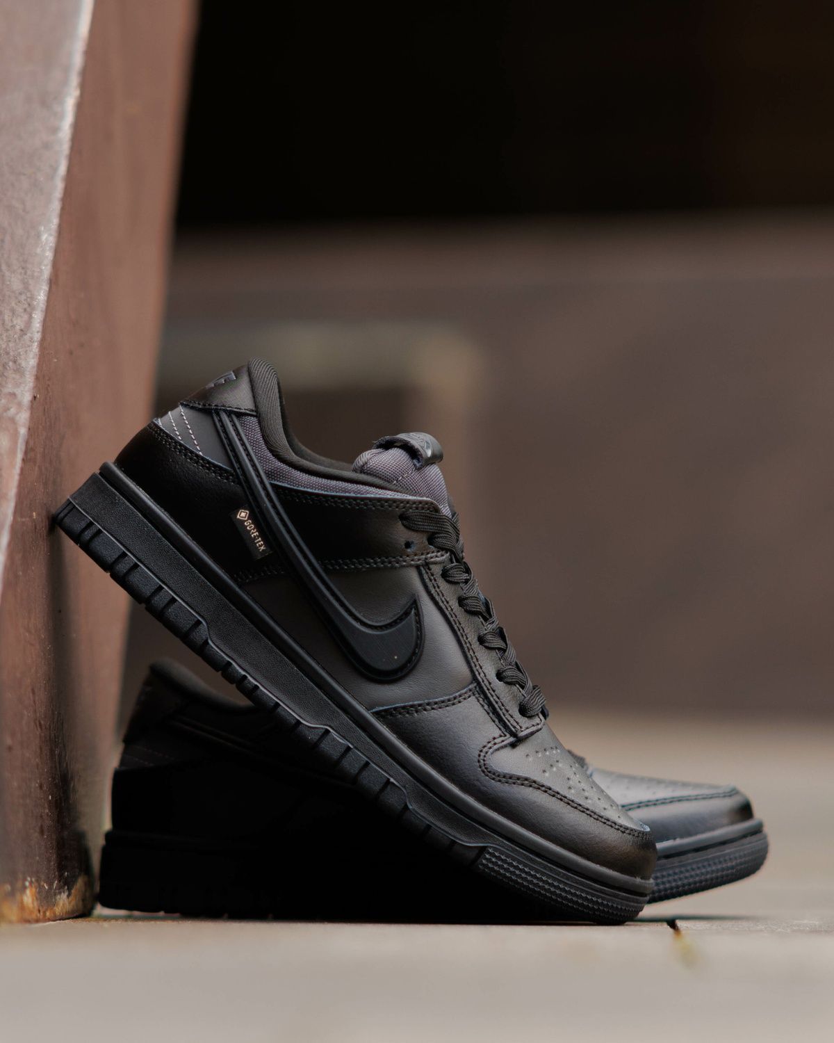 Кросівки Nike Dunk Low Gore-Tex Triple Black NK391 фото