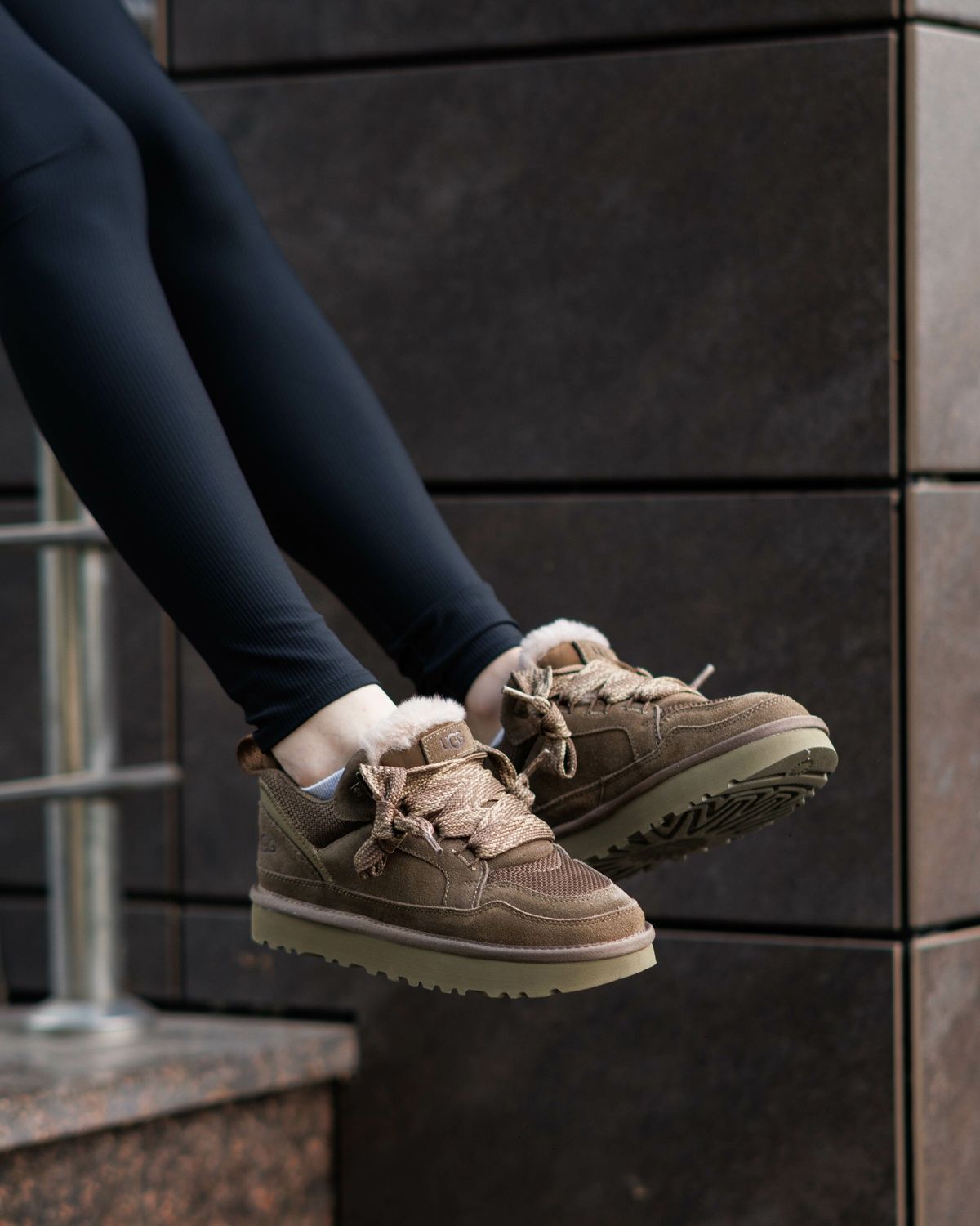 UGG Lowmel Sneaker Moss Green UG010 фото
