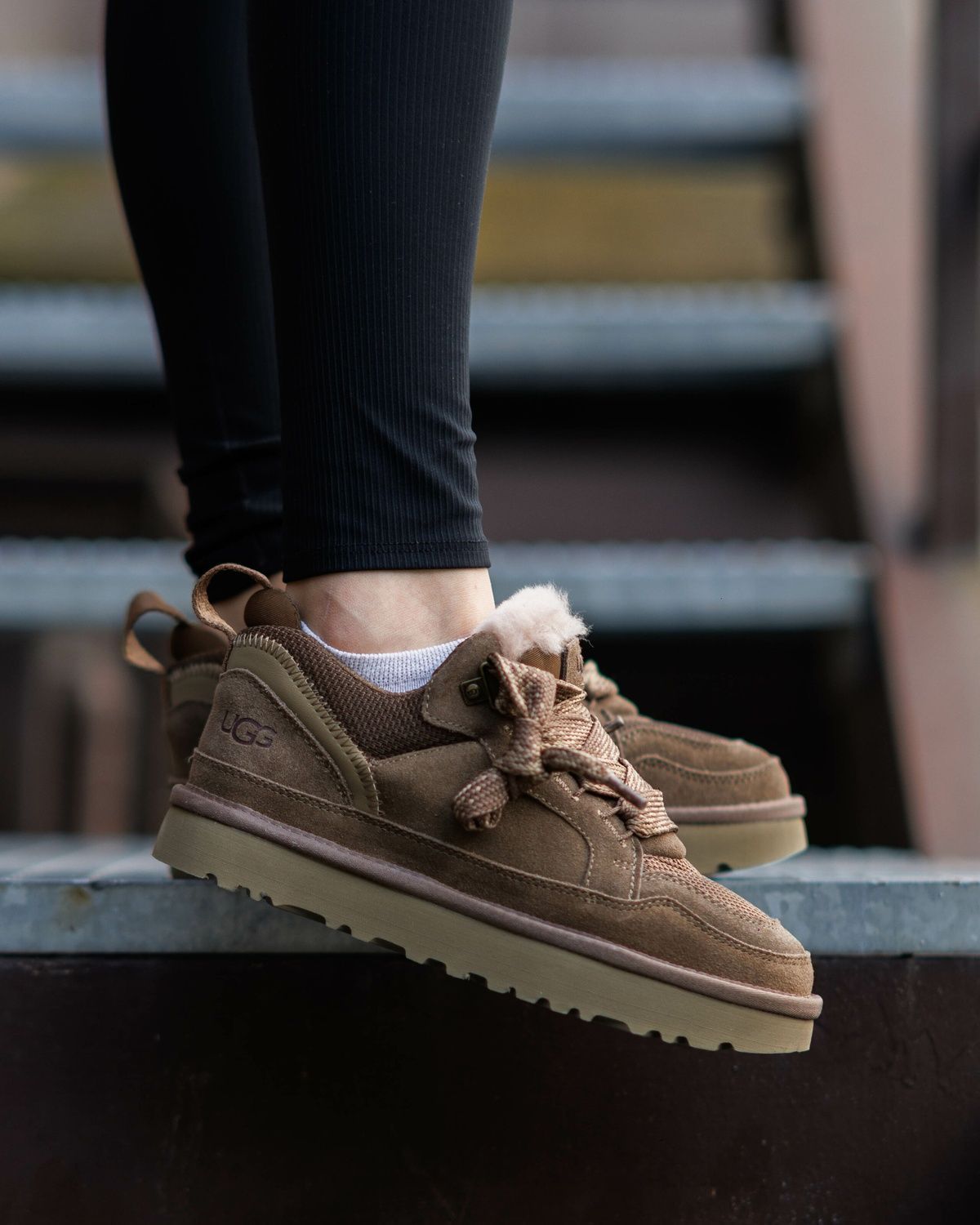UGG Lowmel Sneaker Moss Green UG010 фото