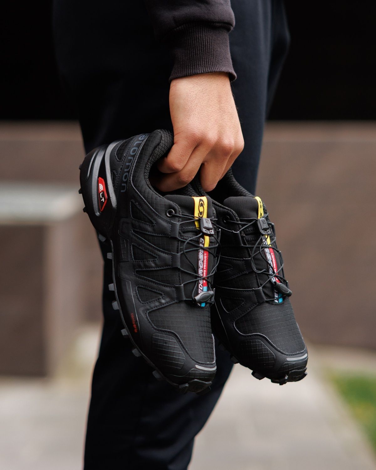 Кросівки Salomon Speedcross 4 Black SL022 фото
