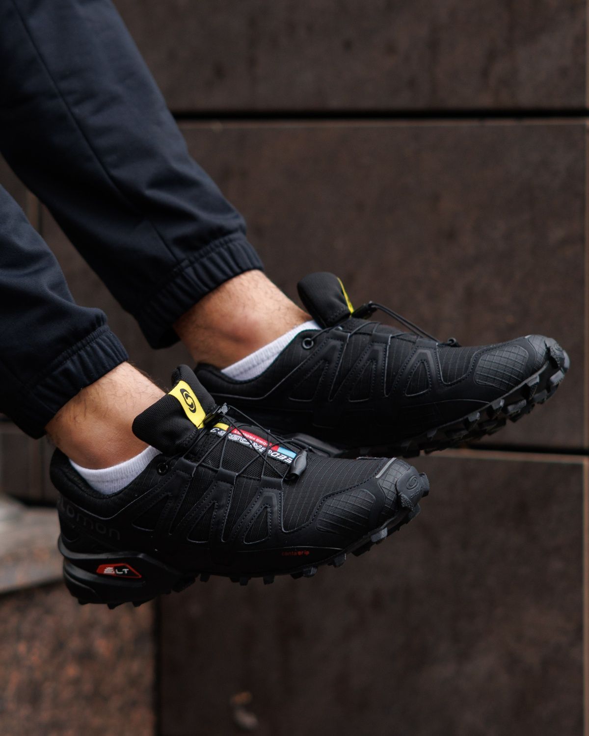 Кросівки Salomon Speedcross 4 Black SL022 фото