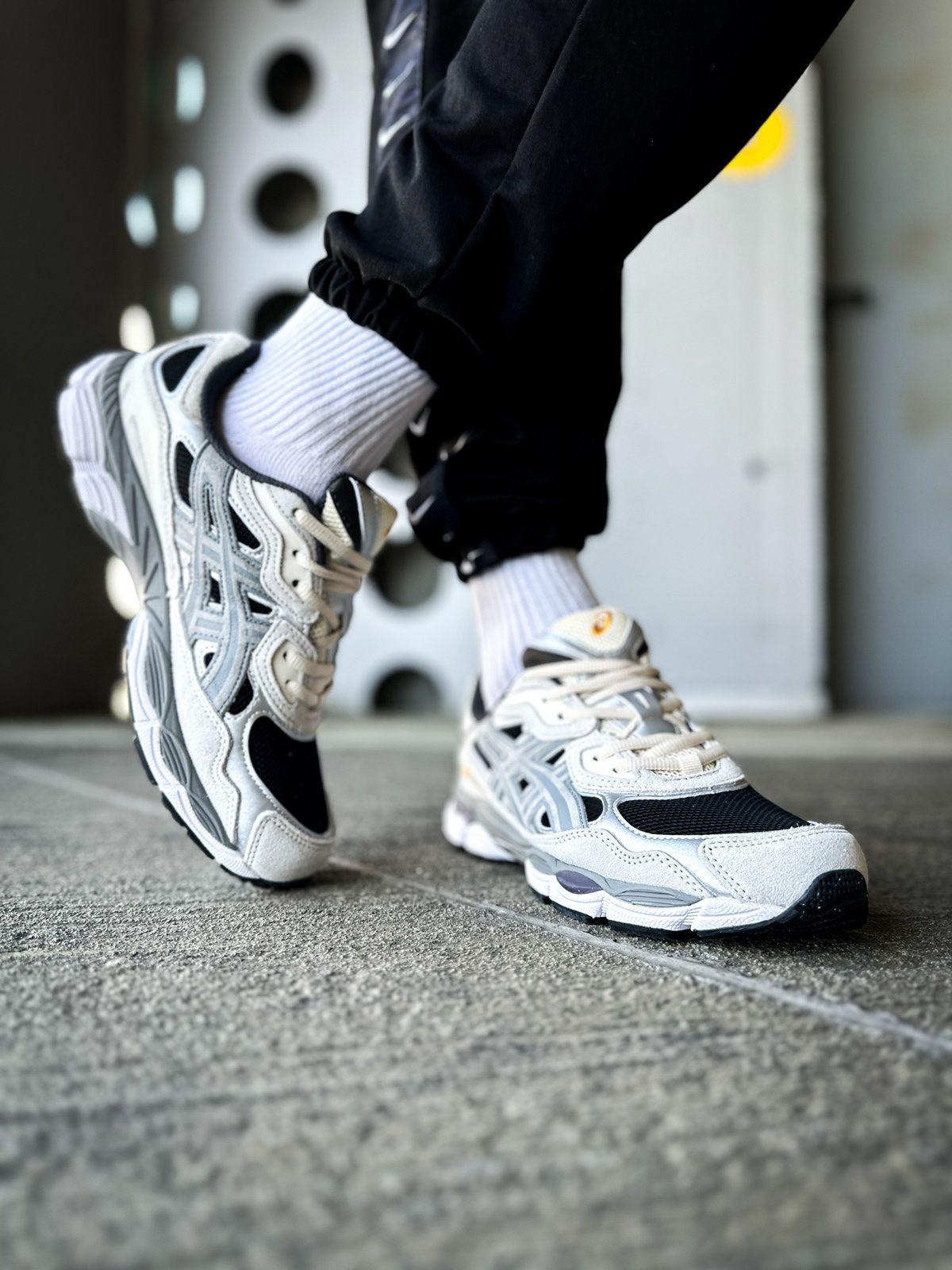 Кросівки Asics Gel NYC Clay "Grey Black" 514 фото