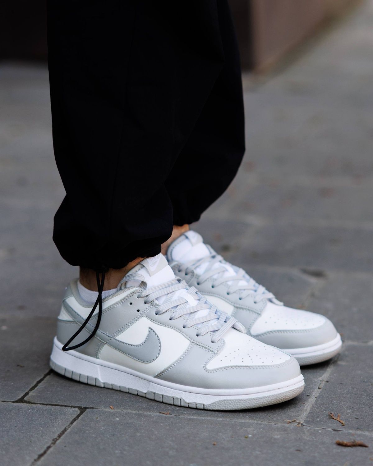Кросівки Nike SB Dunk Low White Grey NK212 фото