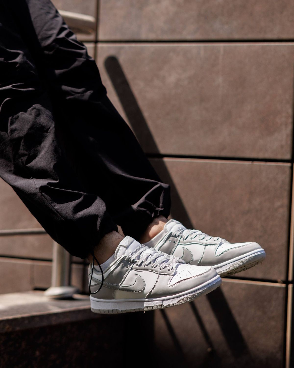 Кросівки Nike SB Dunk Low White Grey NK212 фото