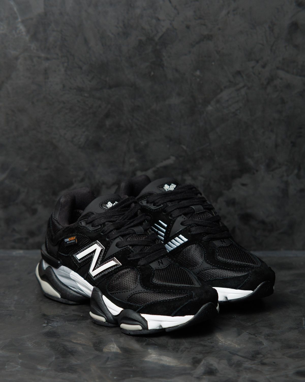 Кросівки New Balance 9060 Black White Cordura NB180 фото