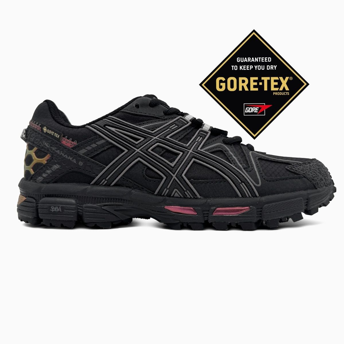 Asics Gel-Kahana 8 Black/Chameleon Gore-Tex ACS-0210 фото