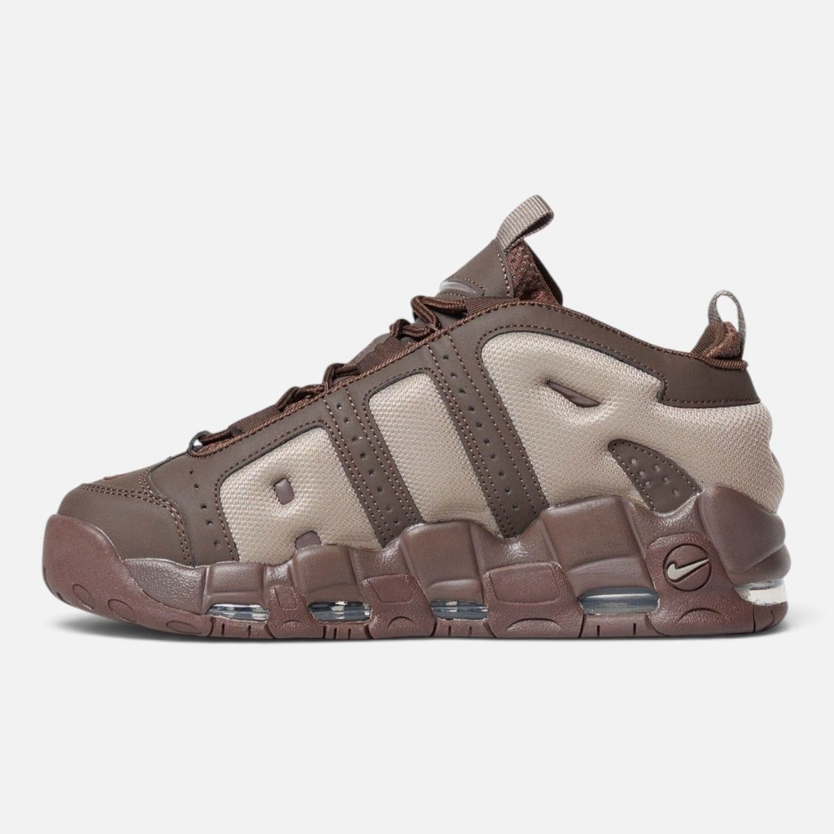 Кросівки Nike Air More Uptempo Low Baroque Brown NK387 фото