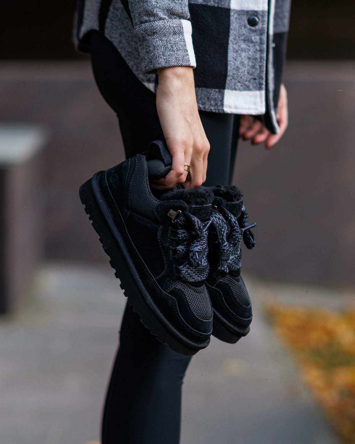UGG Lowmel Sneaker Black UG009 фото