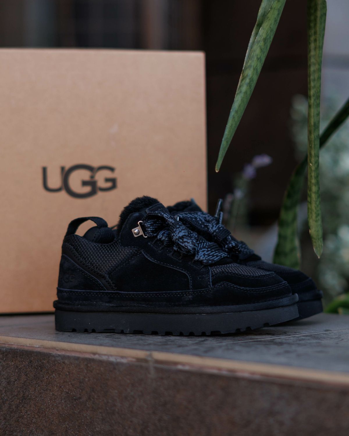 UGG Lowmel Sneaker Black UG009 фото