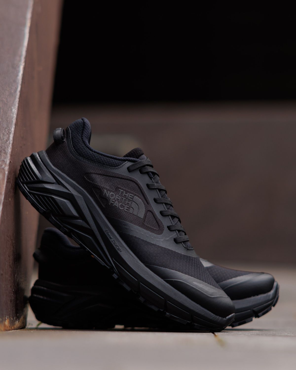 Кросівки The North Face Vectiv Enduris 3 Gore-Tex Triple Black TN011 фото