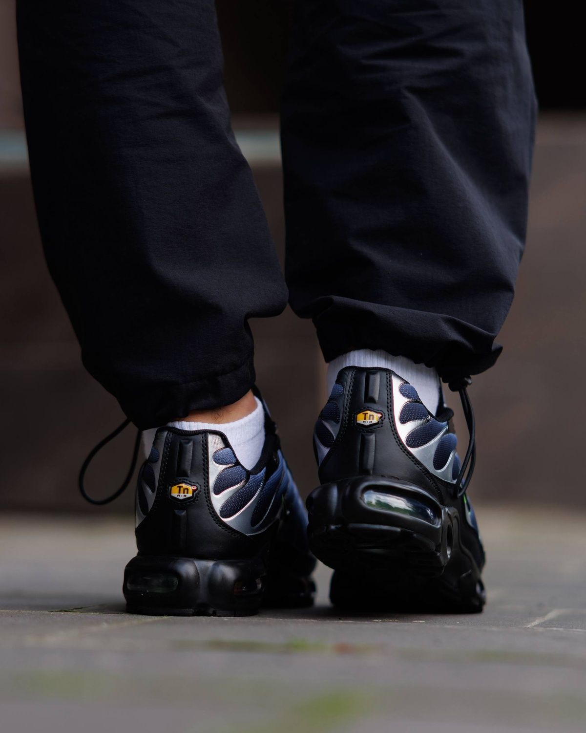 Кросівки Nike Air Max Plus Tn Black Grey Green NK370 фото