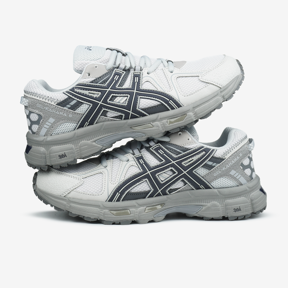 Asics Gel-Kahana 8 Light Grey Dark Stripes 5080 фото