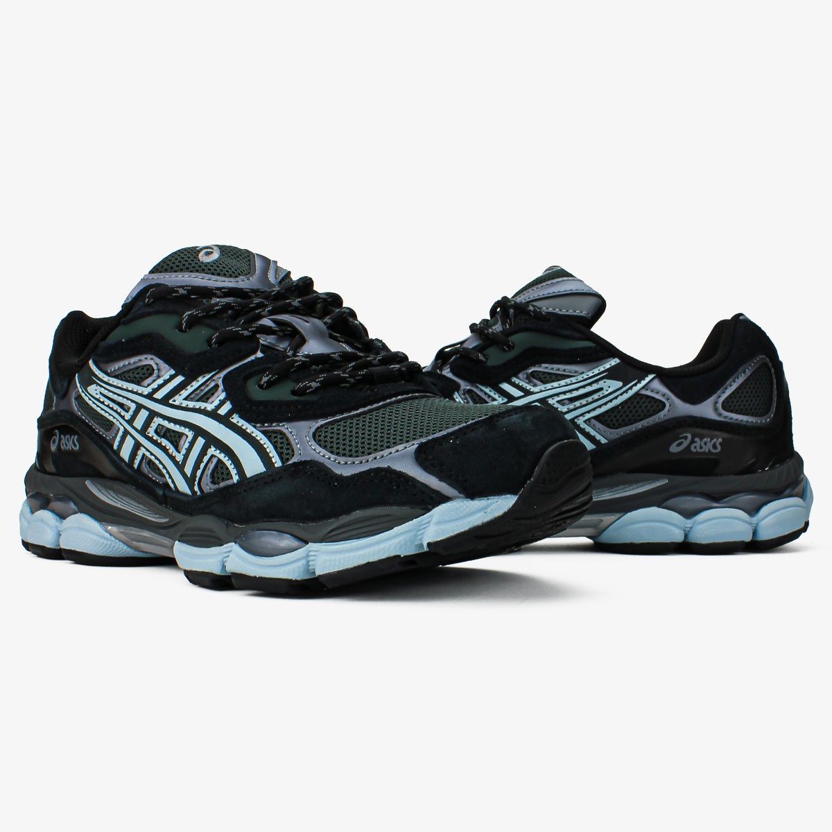 Кросівки Asics Gel Nyc "Black/Blue" 013 фото