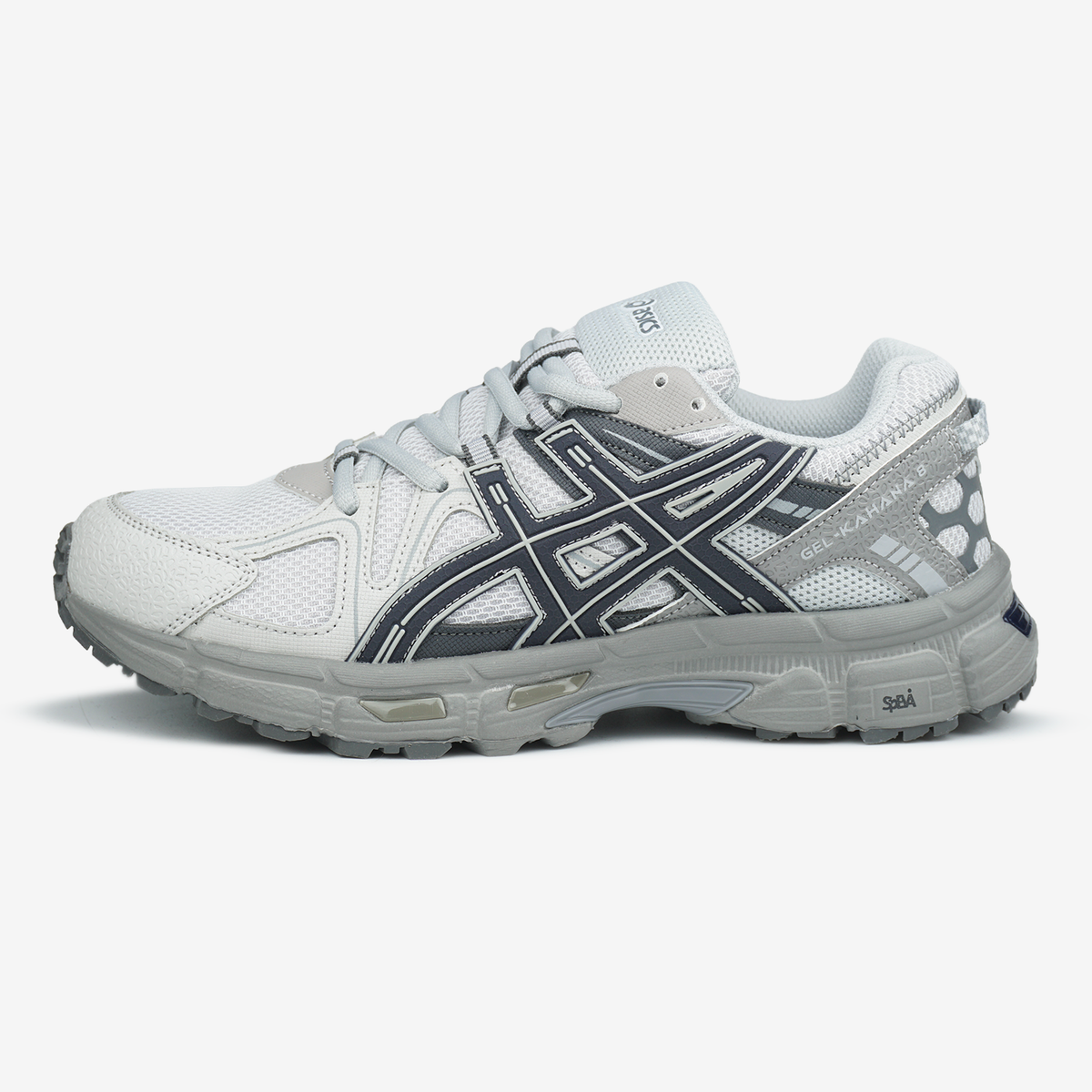 Asics Gel-Kahana 8 Light Grey Dark Stripes 5080 фото