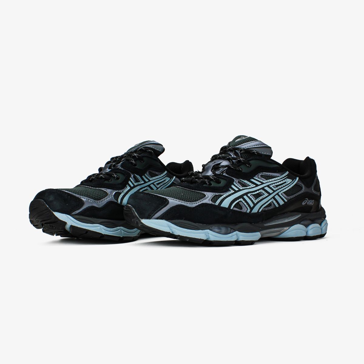 Кросівки Asics Gel Nyc "Black/Blue" 013 фото