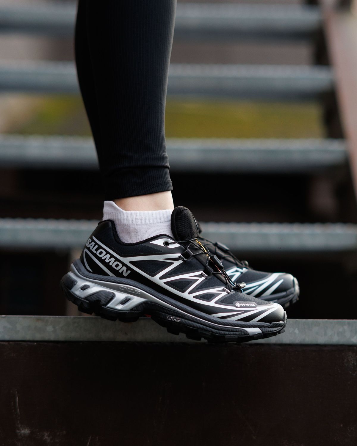 Кросівки Salomon S LAB XT-6 Gore-Tex Black White SL039 фото