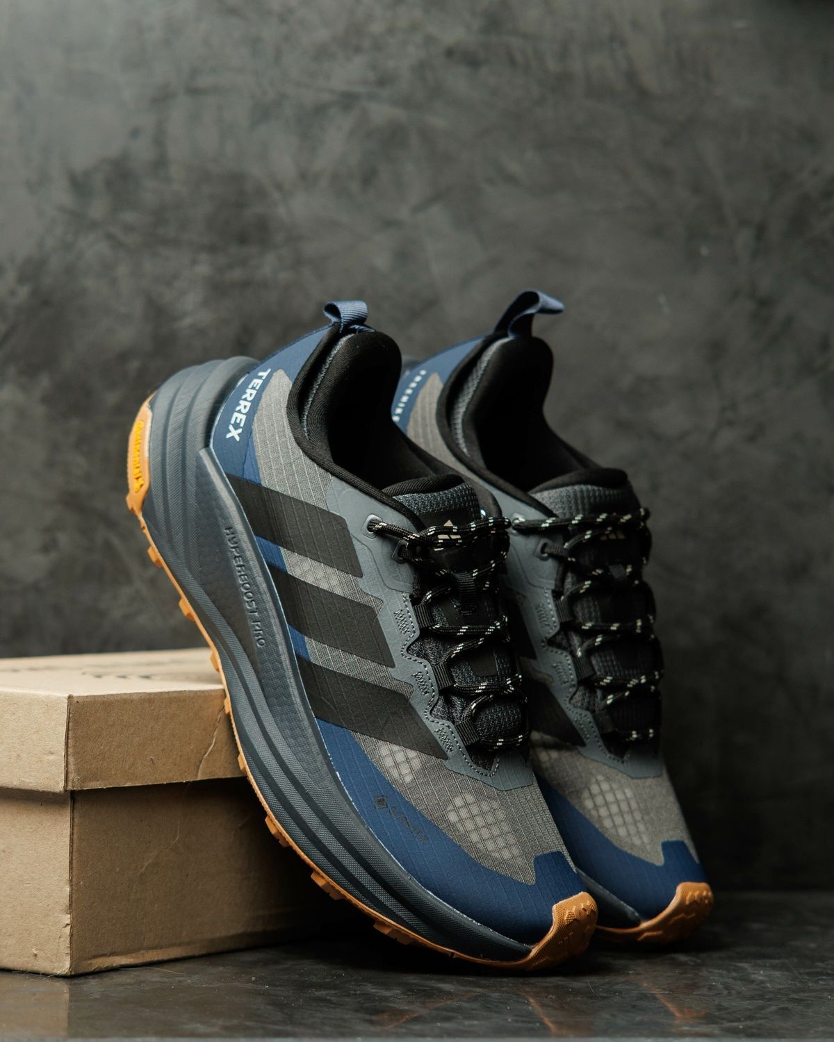 Кросівки Adidas Terrex Freehiker 3 Low Gore-Tex Shadow Navy AD126 фото