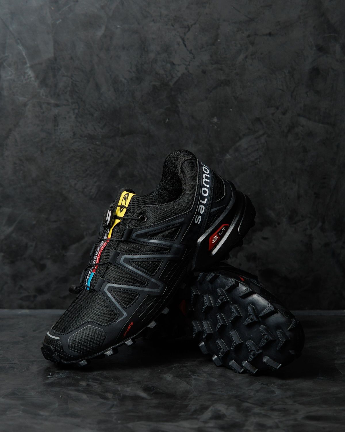 Кросівки Salomon Speedcross 4 Black White SL023 фото