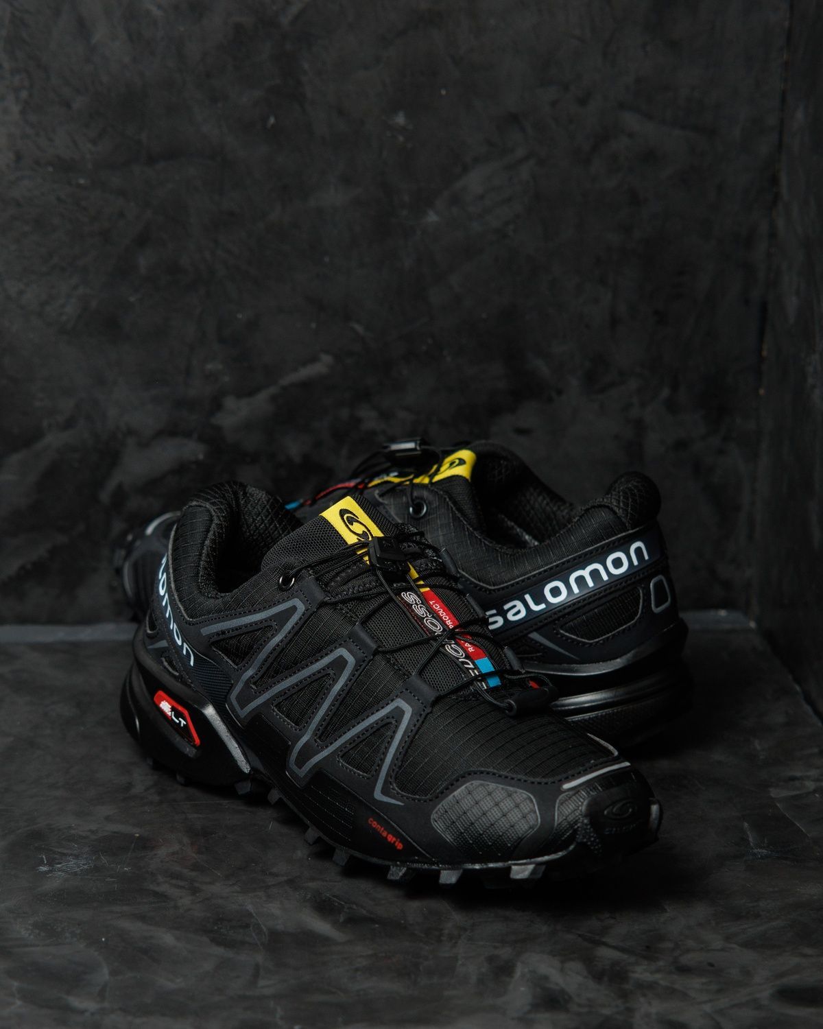 Кросівки Salomon Speedcross 4 Black White SL023 фото