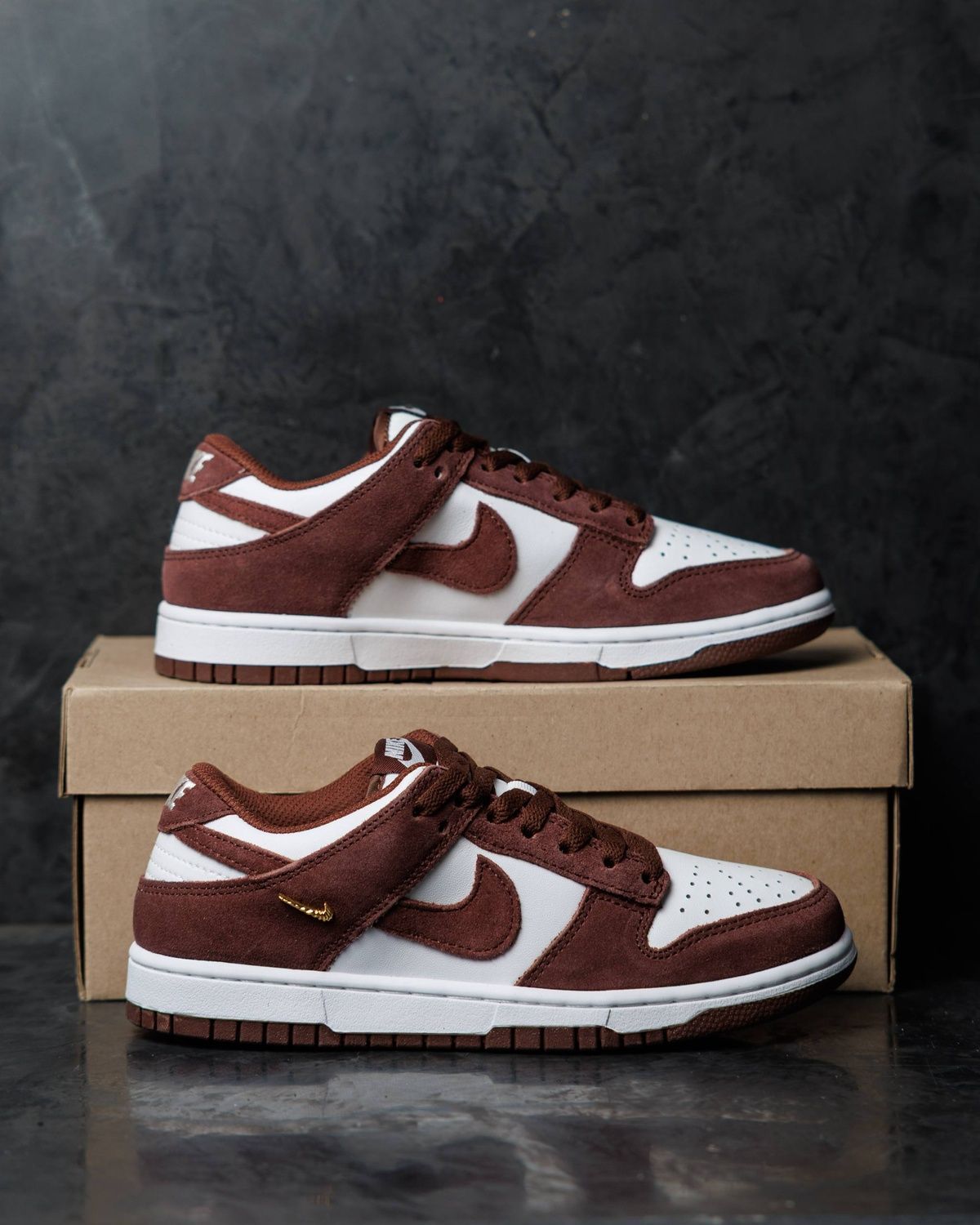Кросівки Nike SB Dunk Low Sail Red Sepia NK368 фото