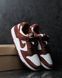Кросівки Nike SB Dunk Low Sail Red Sepia NK368 фото 14