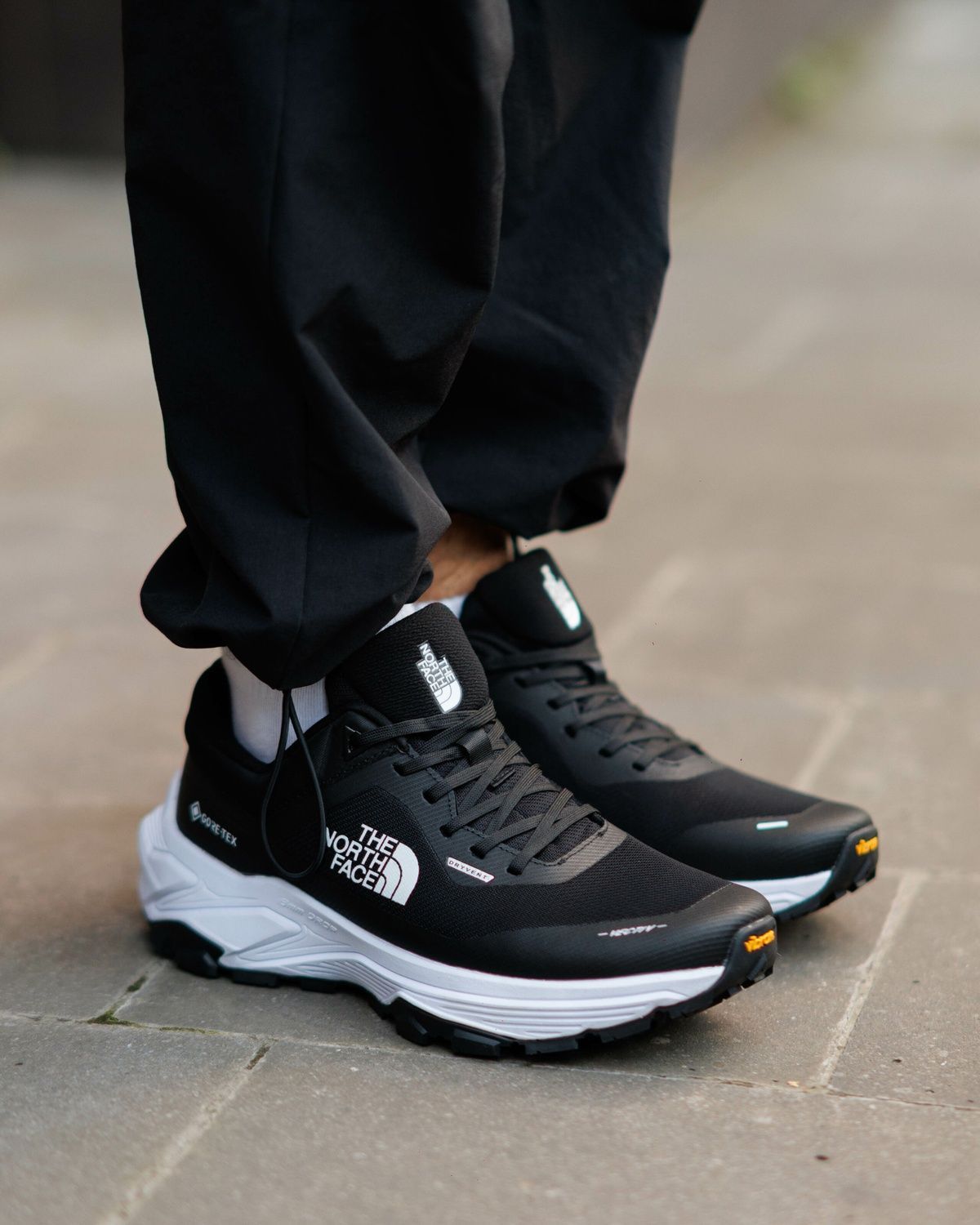 Кросівки The North Face Vectiv Gore-Tex Black White TN010 фото