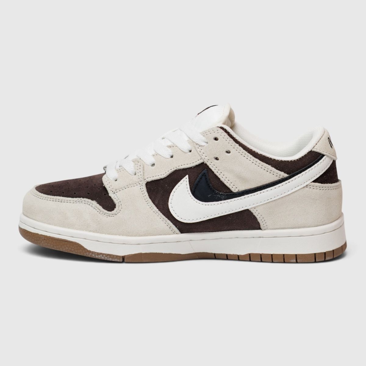 Кросівки Nike SB Dunk Low SE 85 Double Swoosh Grey Brown NK355 фото