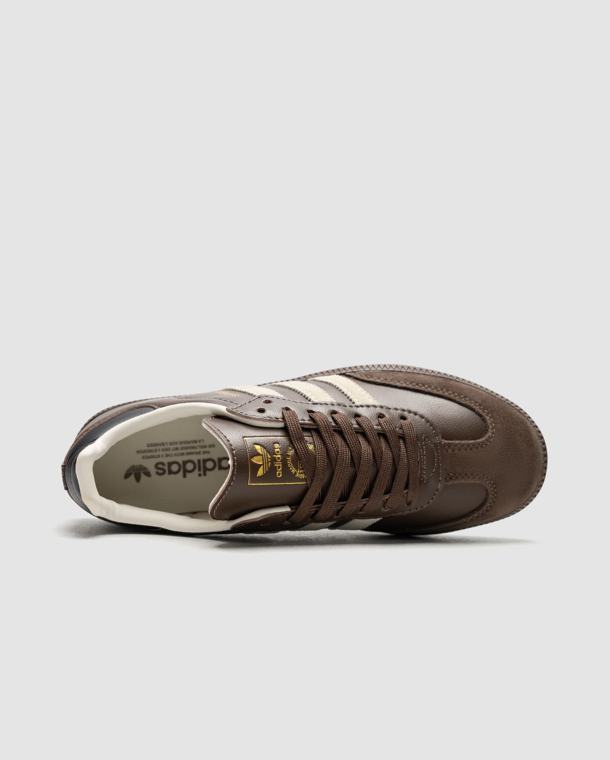 Adidas Samba OG Dark Brown Beige Gum C-02097 фото