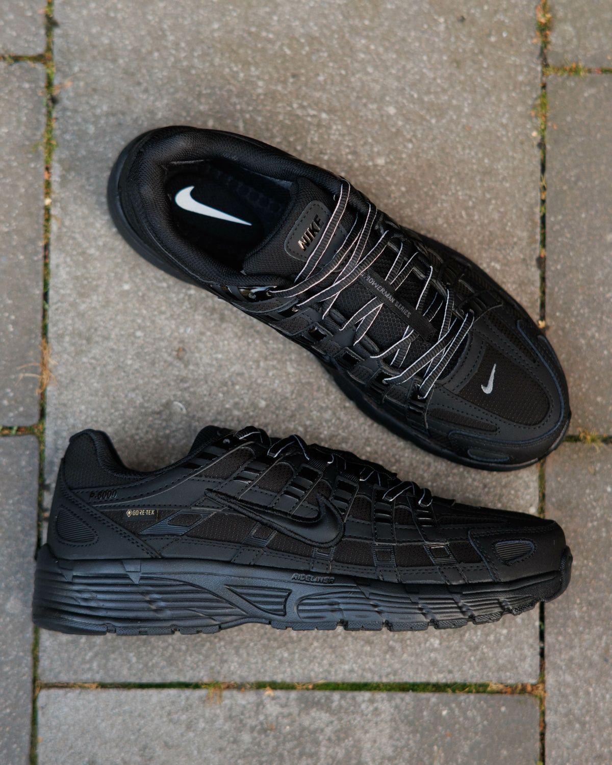 Кросівки Nike P-6000 Triple Black Gore-Tex NK378 фото