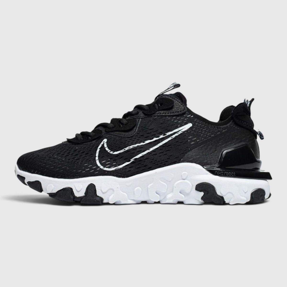 Кросівки Nike React Black White nk138 фото