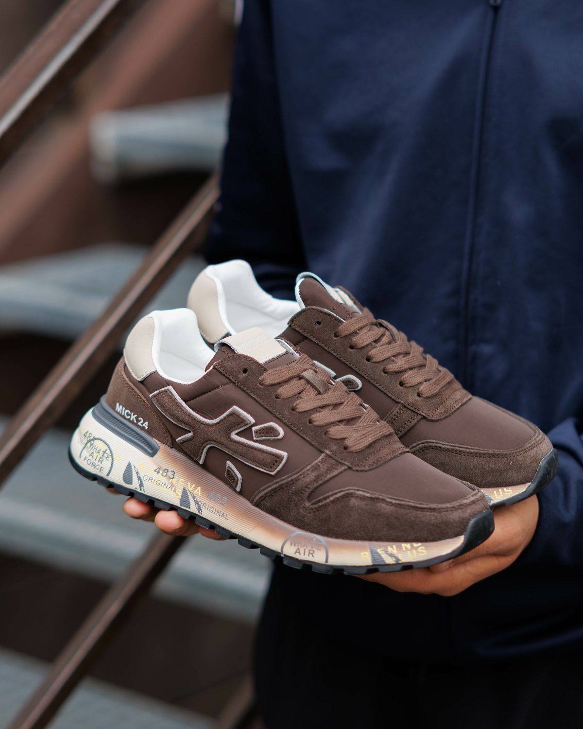 Кросівки Premiata Mick 24 Brown PR015 фото