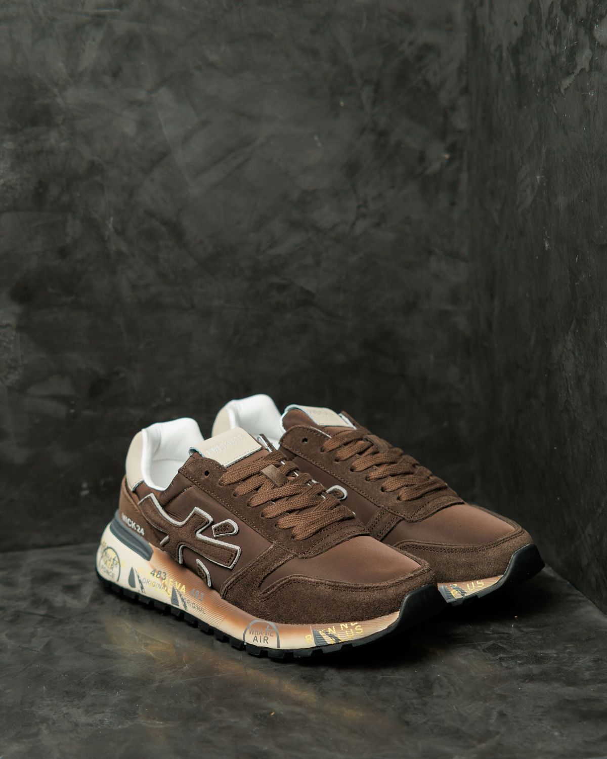 Кросівки Premiata Mick 24 Brown PR015 фото