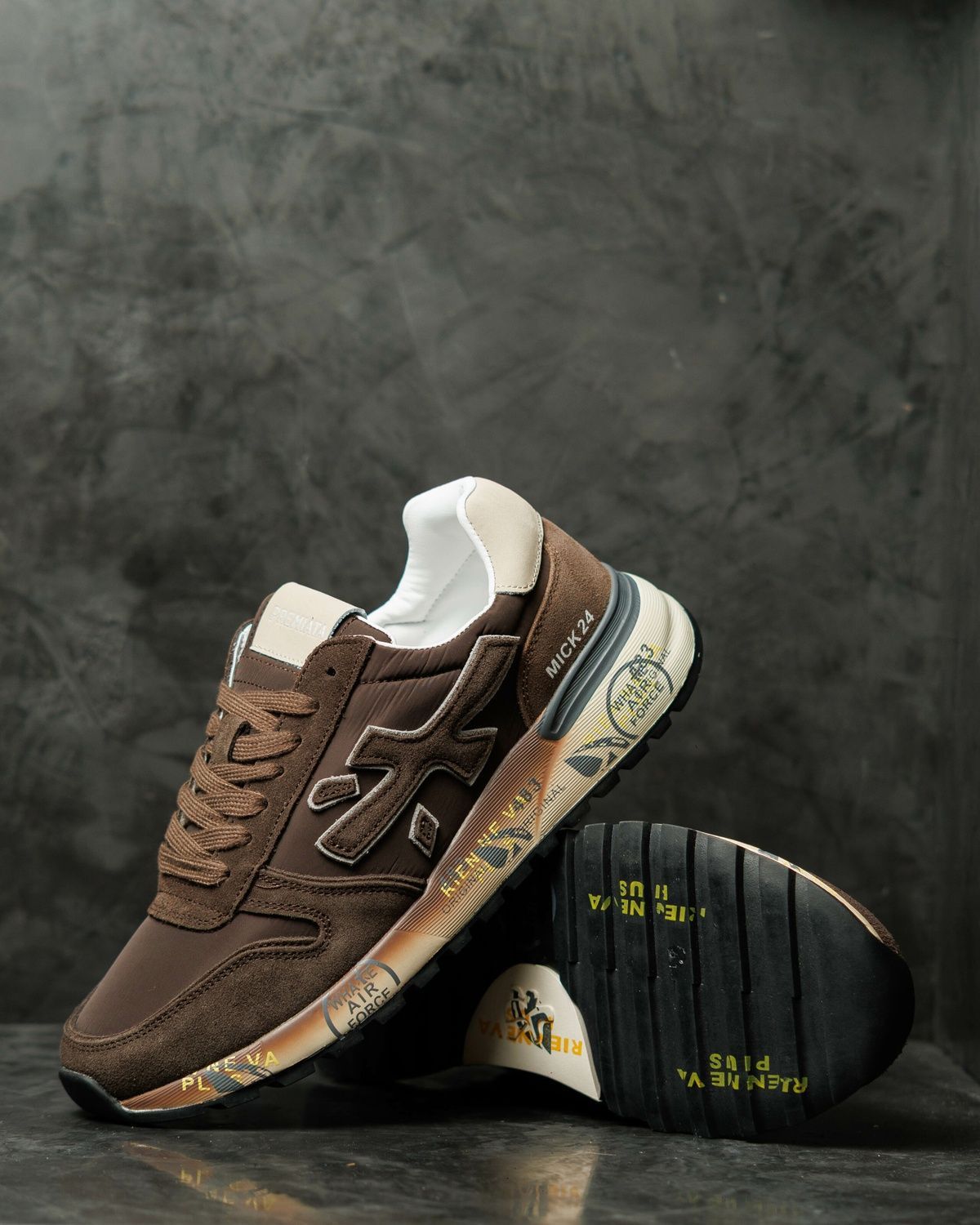 Кросівки Premiata Mick 24 Brown PR015 фото