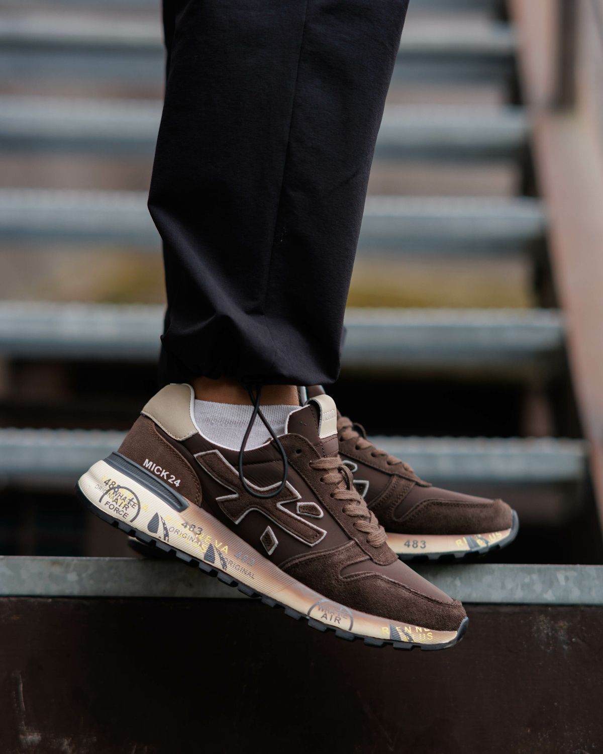 Кросівки Premiata Mick 24 Brown PR015 фото