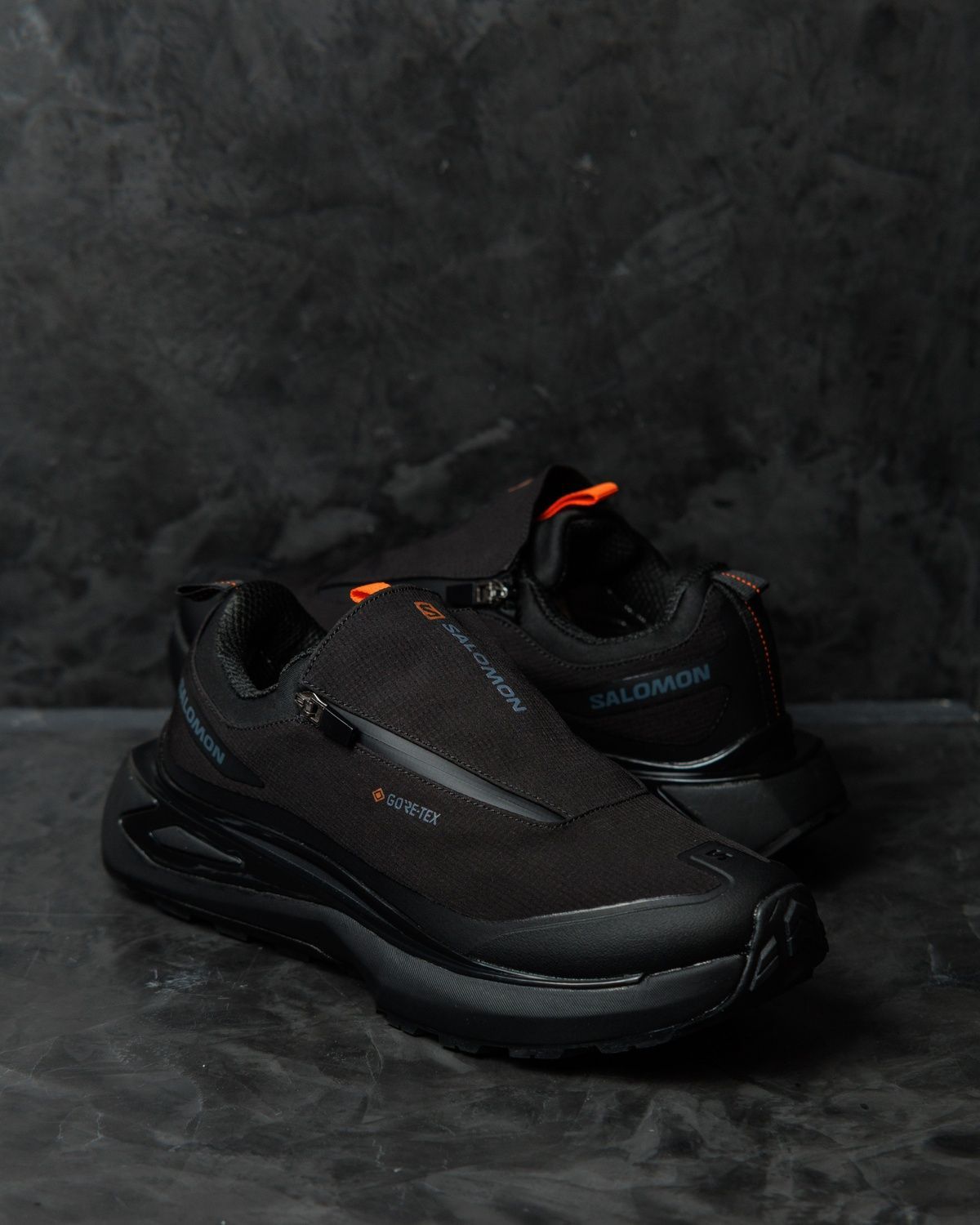Кросівки Salomon Odyssey Elmt Gore-Tex Black Orange SL034 фото
