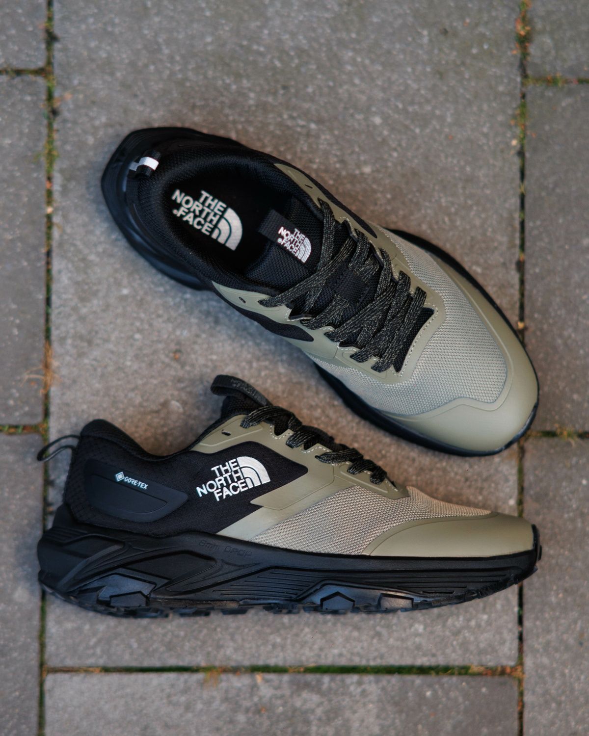 Кросівки The North Face Vectiv Gore-Tex Black Khaki TN002 фото