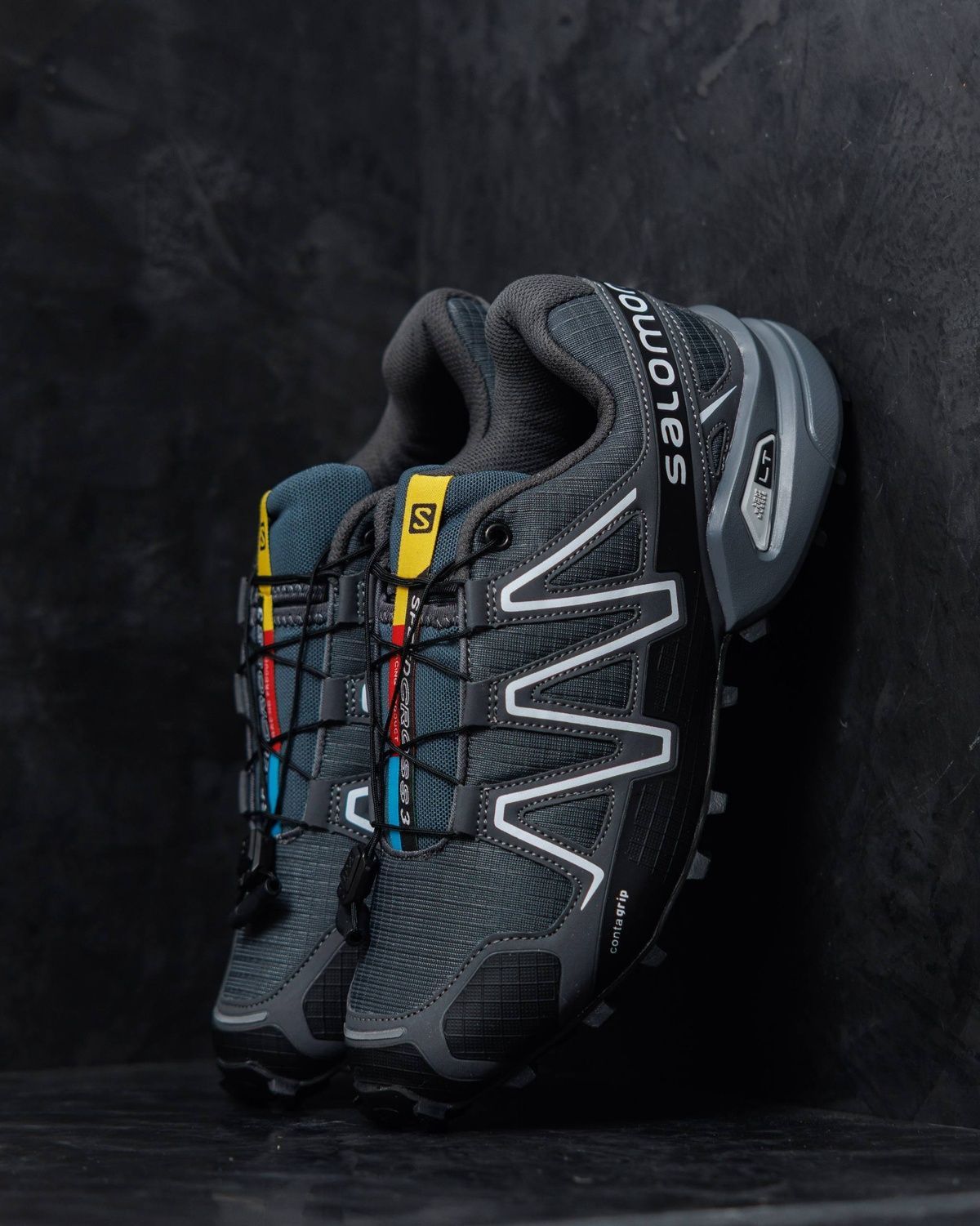 Кросівки Salomon Speedcross 3 Dark Grey SL028 фото Кросівки Salomon Speedcross 3 Dark Grey SL028 фото