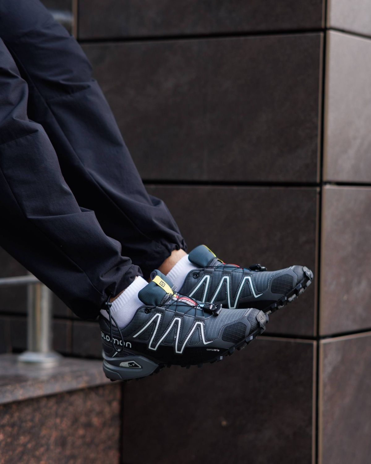 Кросівки Salomon Speedcross 3 Dark Grey SL028 фото Кросівки Salomon Speedcross 3 Dark Grey SL028 фото