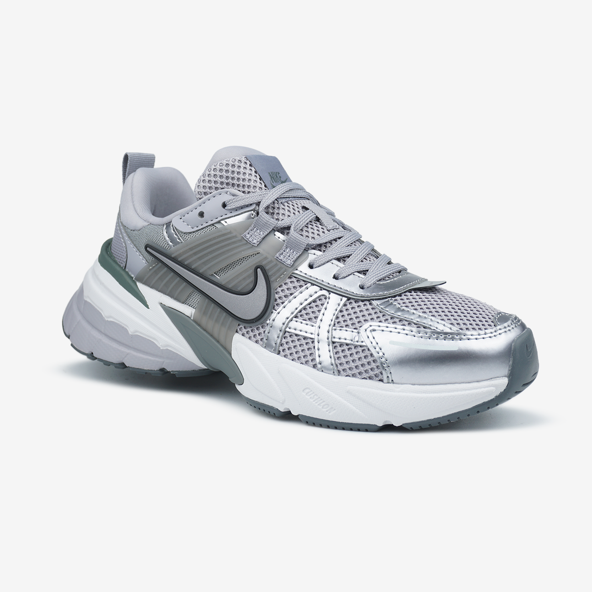 Nike V2K Runtekk Metallic Grey 0401 фото
