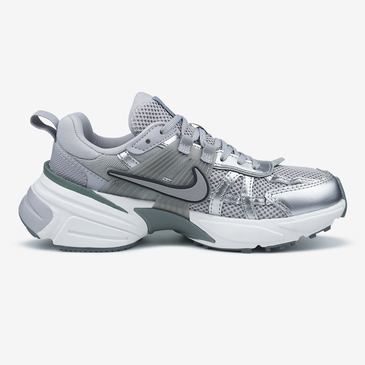 Nike V2K Runtekk Metallic Grey 0401 фото