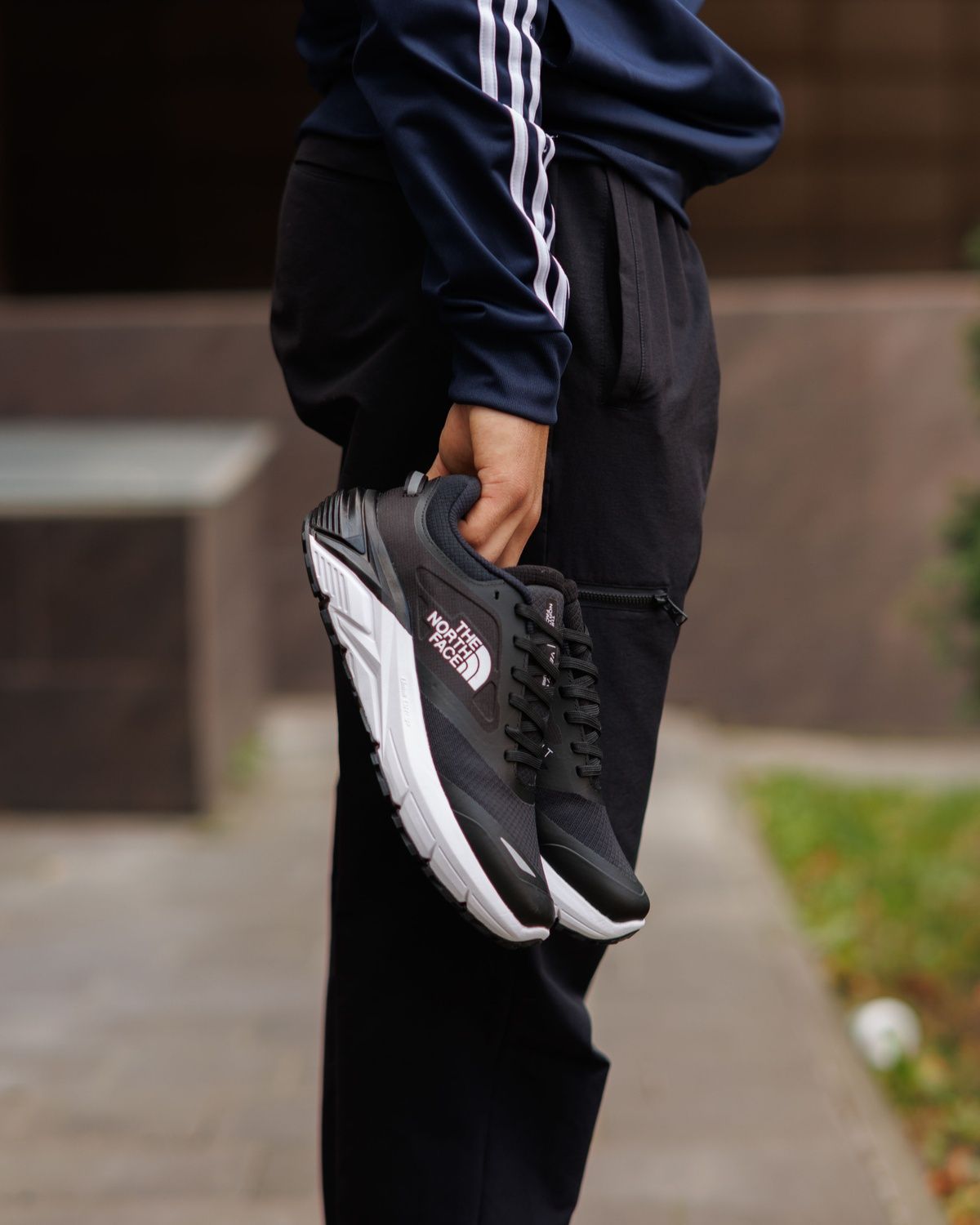 Кросівки The North Face Vectiv Enduris 3 Gore-Tex Black White TN012 фото