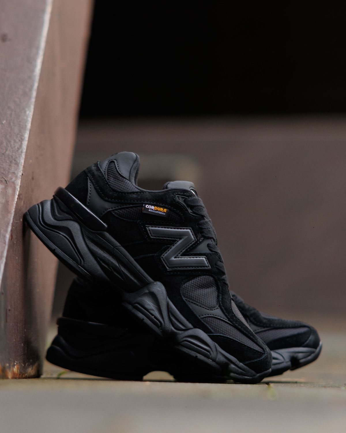 Кросівки New Balance 9060 Triple Black Cordura NB179 фото