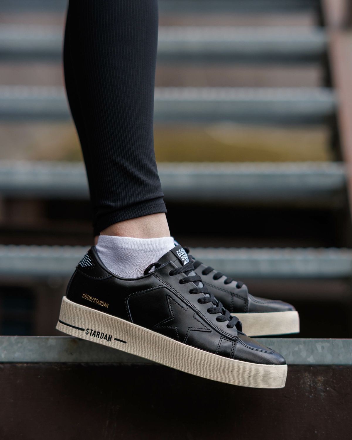 Кросівки Golden Goose GGDB Stardan Black White GG001 фото