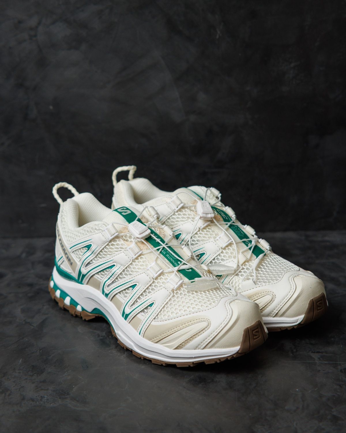 Кросівки Salomon XA PRO 3D V9 Vanilla White Green SL029 фото