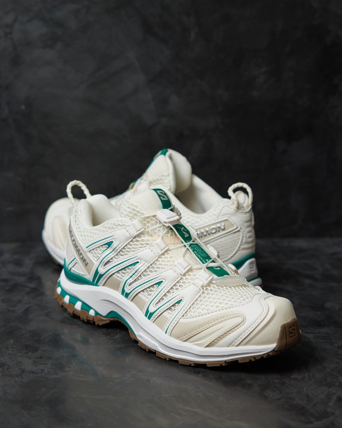 Кросівки Salomon XA PRO 3D V9 Vanilla White Green SL029 фото