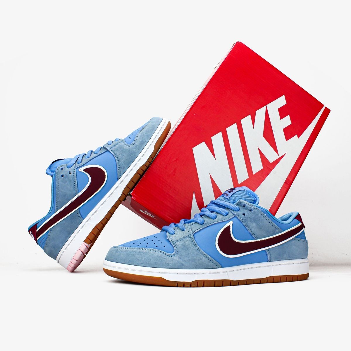 Кросівки Nike Sb Dunk Low Valour Blue Team Maroon 0428 фото
