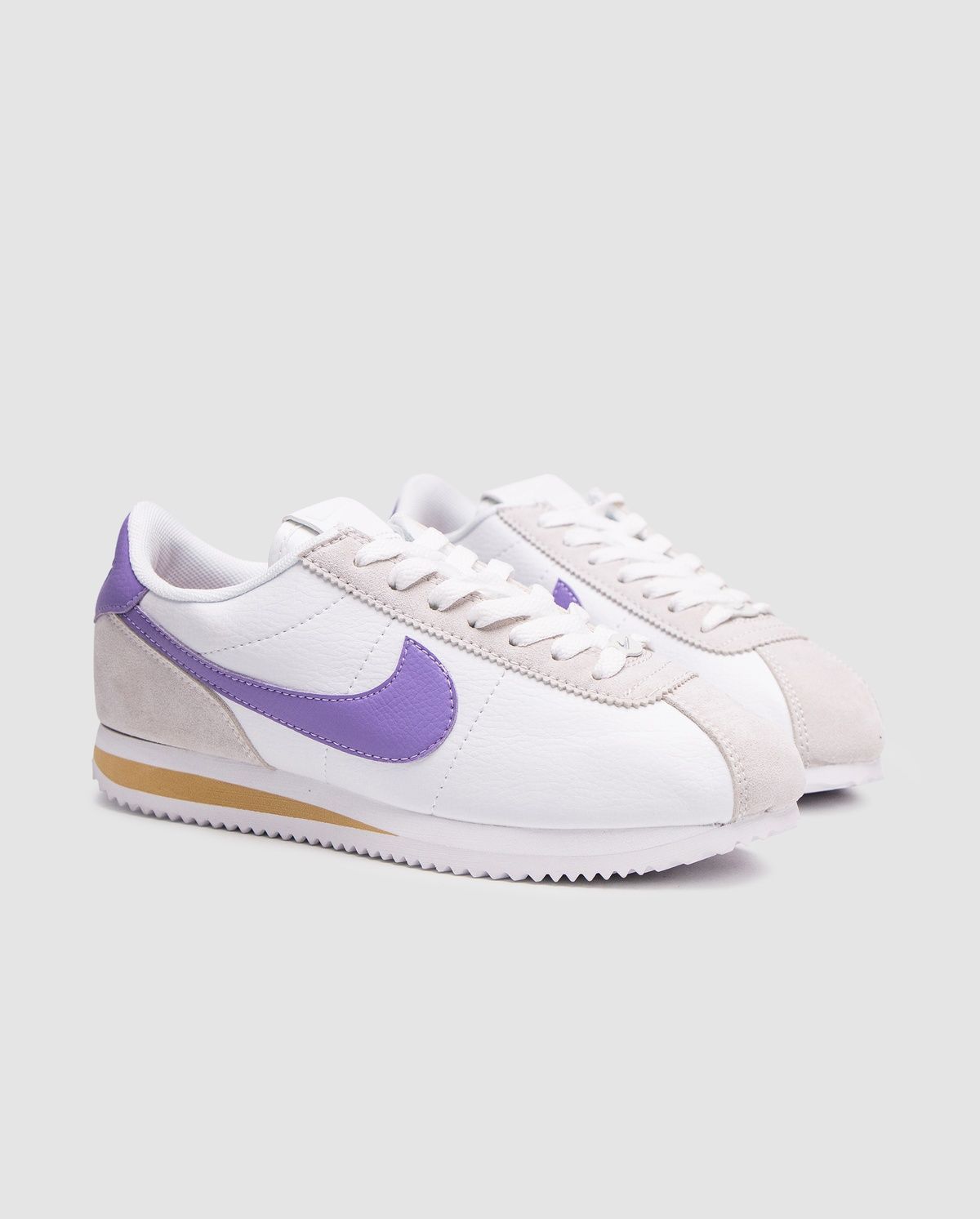 Nike Cortez White/Purple C-01163 фото
