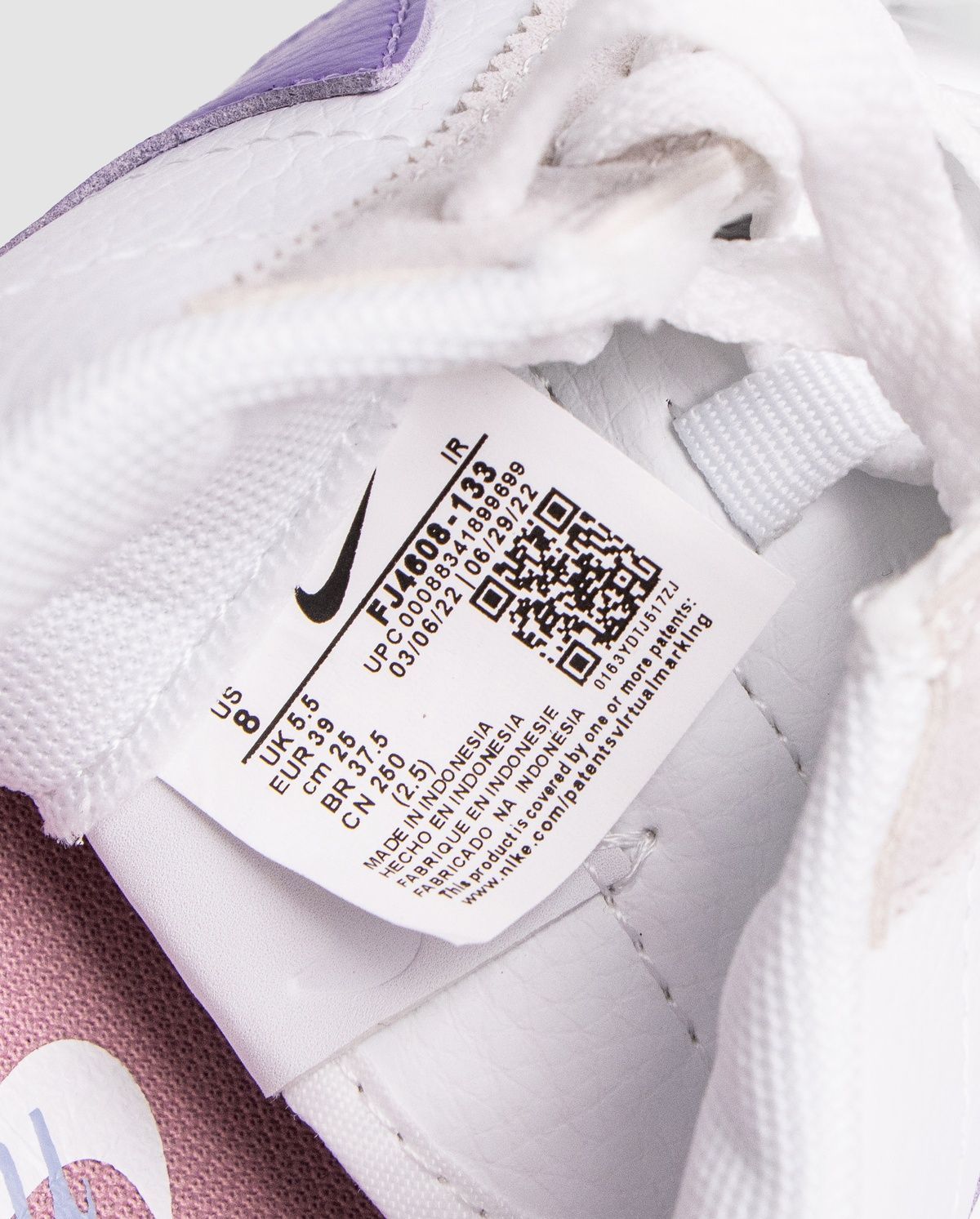 Nike Cortez White/Purple C-01163 фото