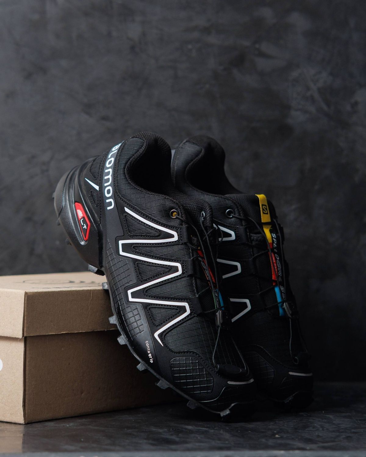 Кросівки Salomon Speedcross 3 Black SL027 фото