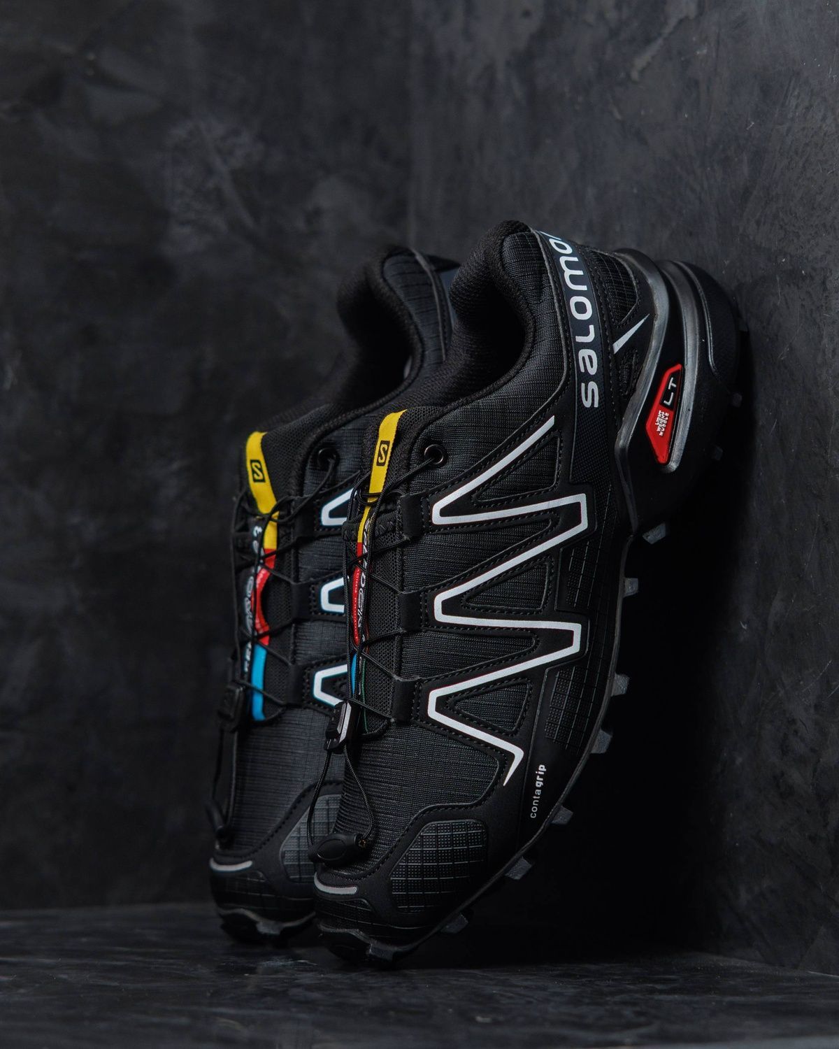 Кросівки Salomon Speedcross 3 Black SL027 фото